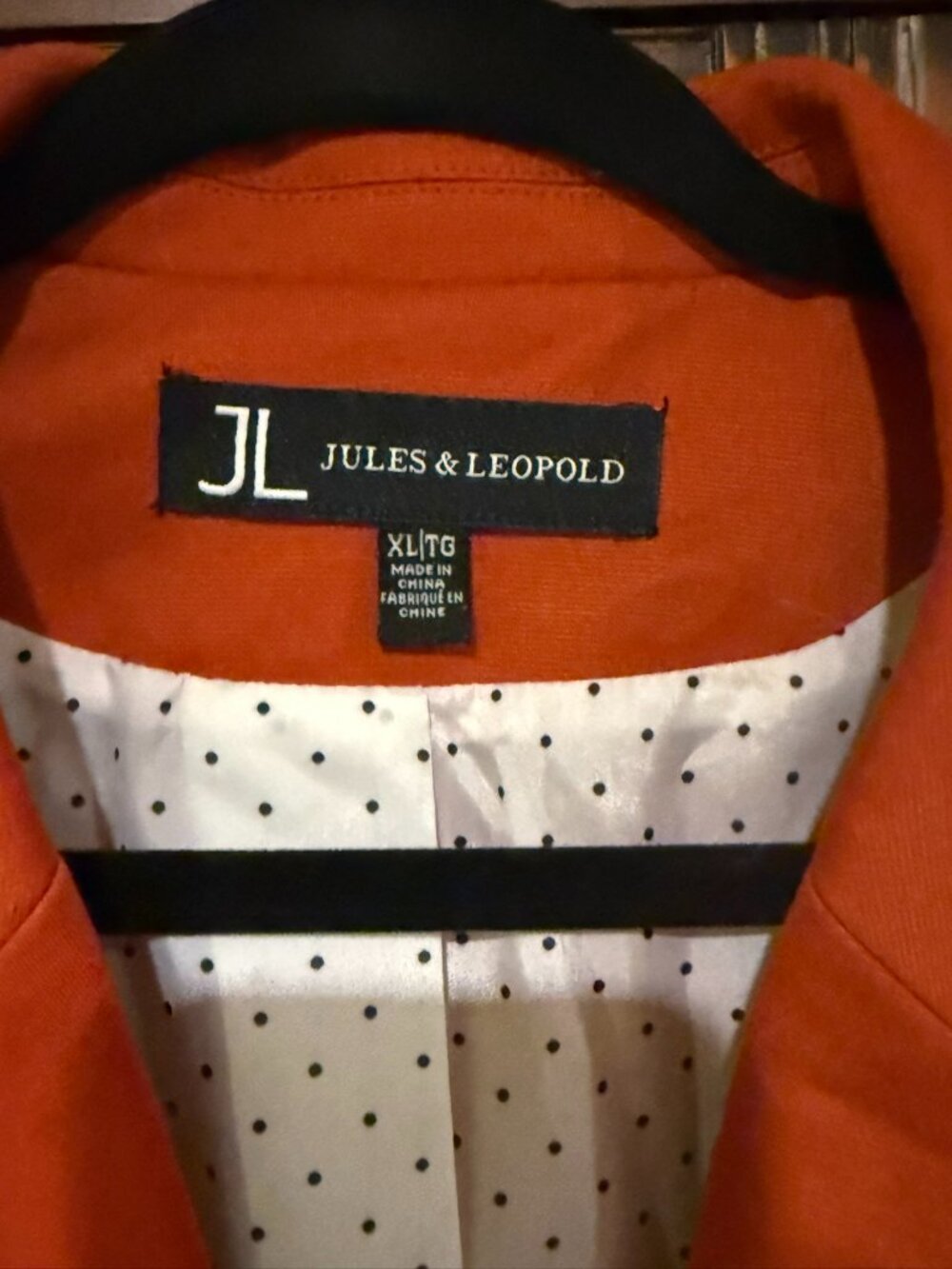 Jules & Leopold Women’s Red/Coral Blazer – Dressy Work Jacket